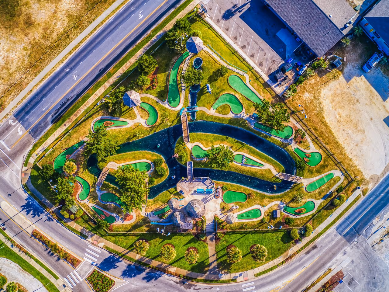 Mini golf course near Ocean Isle Beach Pier